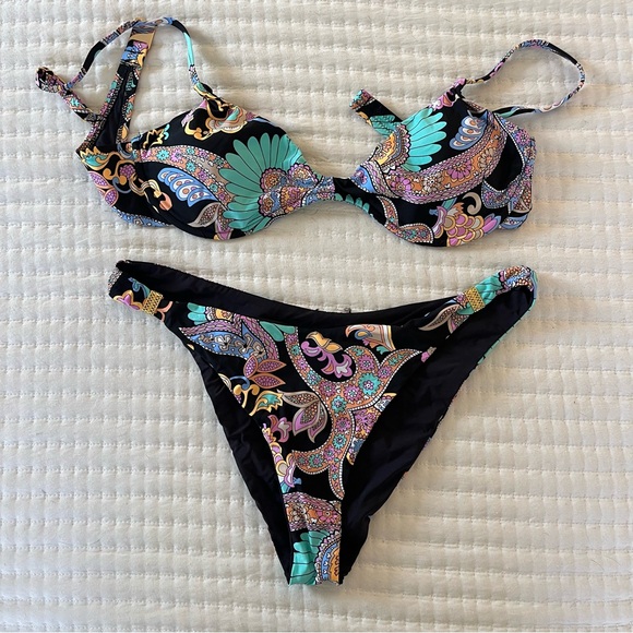 Sunshine 79 Paisley Bikini Set La Blanca - Picture 1 of 3